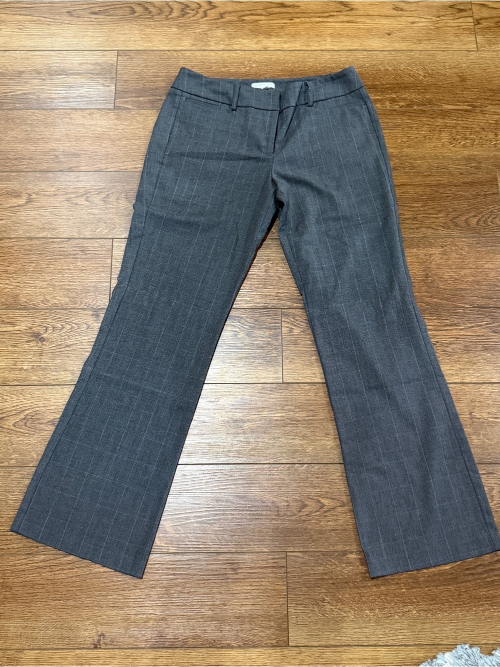 New York & Company Gray Pinstripe Trousers